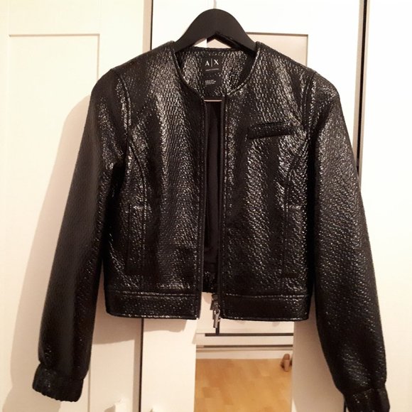 Armani Exchange Jackets & Blazers - Armani Exchange Faux leather jacket Size 2